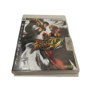 Street Fighter IV 4 (PlayStation 3 PS3  MINT Complete CIB‎ Manual Black Label